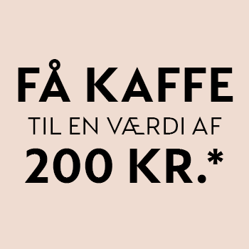 Få Nespresso-kaffekapsler til en værdi af 200 kr., når du lægger en Nespresso-kaffebestilling samtidig med at du registrerer din kaffemaskine hos Nespresso. Din kaffebestilling skal overstige minimumsbeløbet på 200 kr., for at du kan indløse tilbuddet. Tilbuddet gælder for Nespressokaffemaskiner købt hos en Nespresso forhandler pr. 15.5.2023 i Danmark, og kan ikke kombineres med andre tilbud, medmindre andet er angivet. Registrer din Nespresso-kaffemaskine og afgiv din Nespresso-kaffebestilling online eller i en Nespresso Boutique.