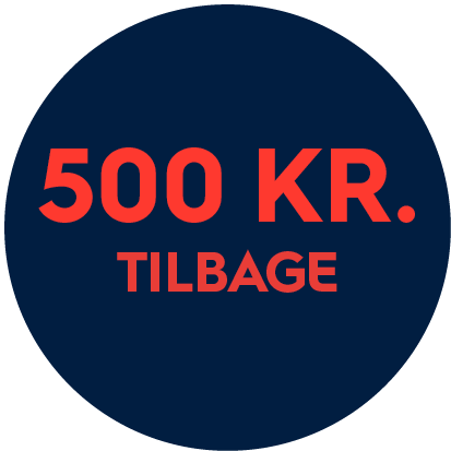 Få 500 kr. tilbage ved køb af denne støvsuger. Kampagnen gælder fra d. 9/9 - 3/11. Læs mere i linket.