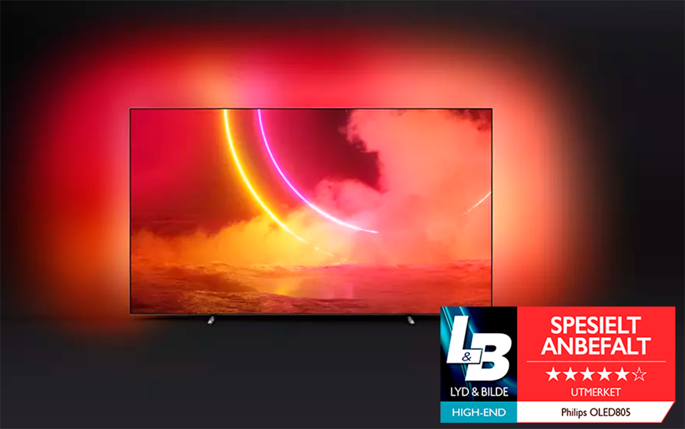 Philips OLED 805 - Spesielt anbefalt Lyd og bilde Philips OLED 805 - Spesielt anbefalt Lyd og bilde