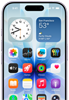 iPhone 17, sedd framifrån, Center Stage-skärmkamera längst upp i mitten