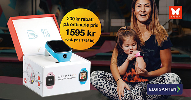 200kr rabatt på Xplora 200kr rabatt på Xplora