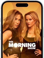 The Morning Show visas i Apple TV+ på iPhone 15