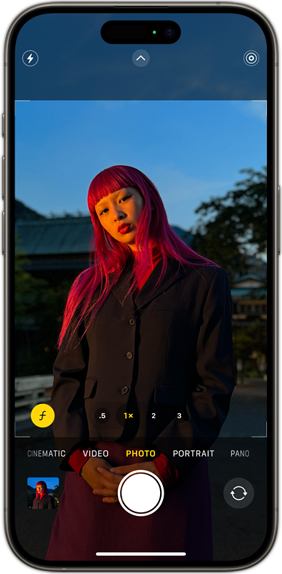 Med iPhone 15 Pro kan du ta den nya generationens porträttbilder