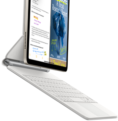 iPad Air festet til Magic Keyboard